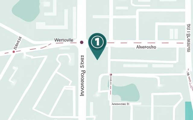 Static map of our West Melbourne location at 1 Anderson Street